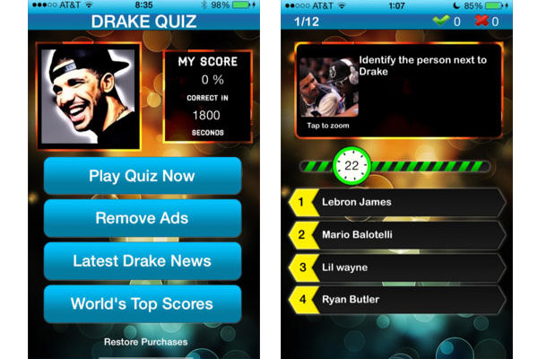 Celebrity Fan Quiz Drake Edition
