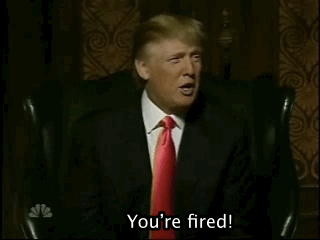 you're fired gif